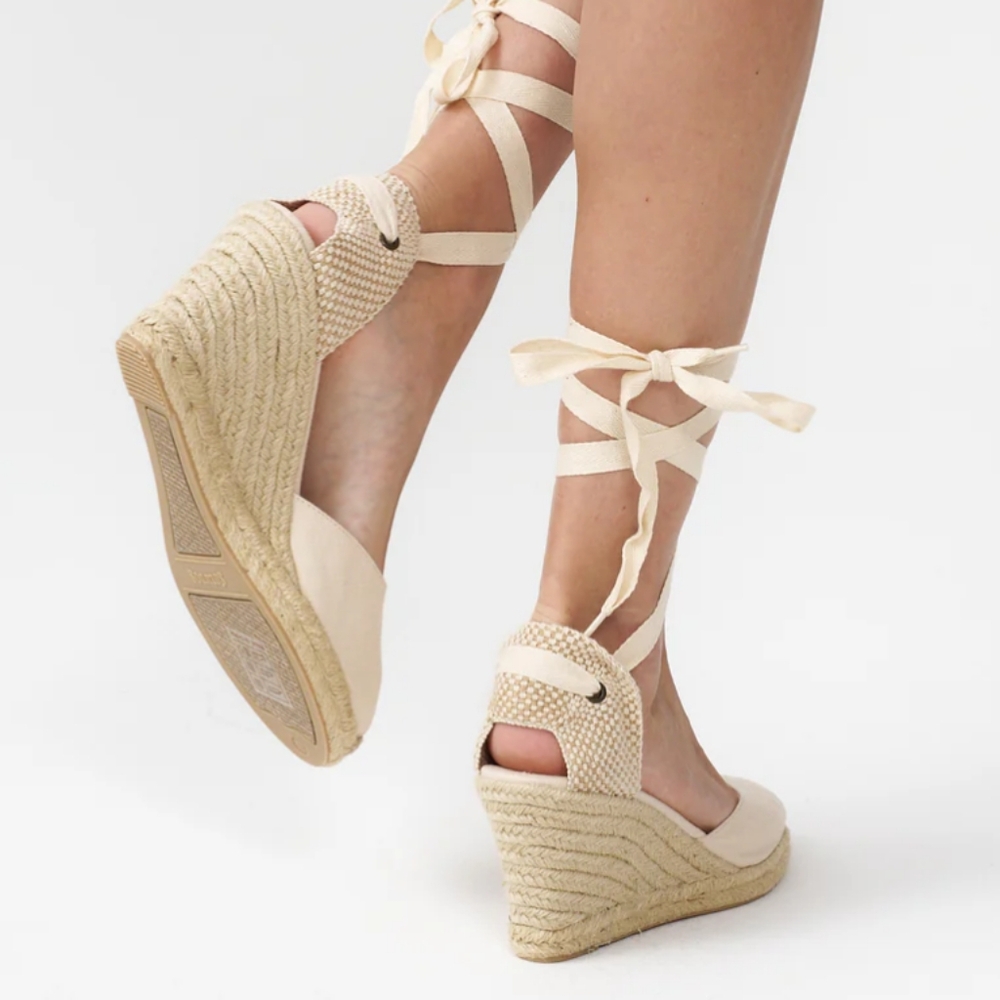 Soludos "Marseille" Espadrille Wedge Heels size 8